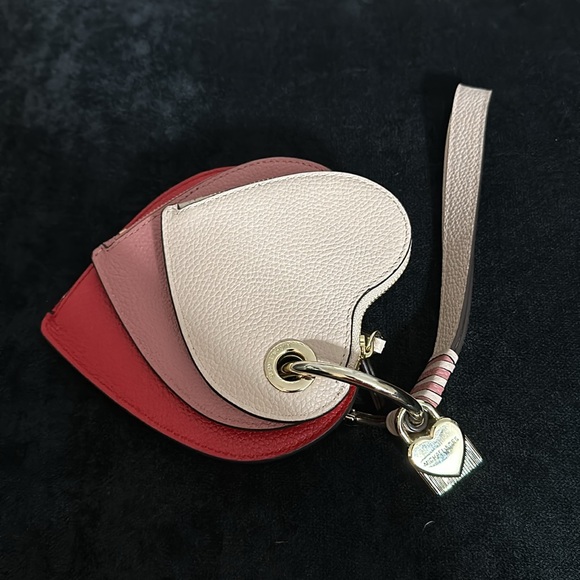 Michael Khors Heart-Shaped Wristlet Trio - Red, Pink, Cream - Picture 4 of 13